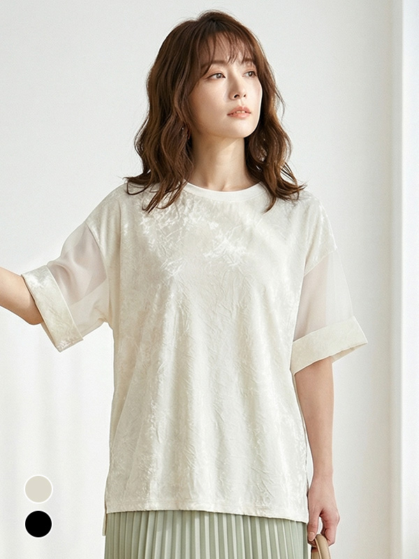新作デザイン性のあるTシャツ半袖