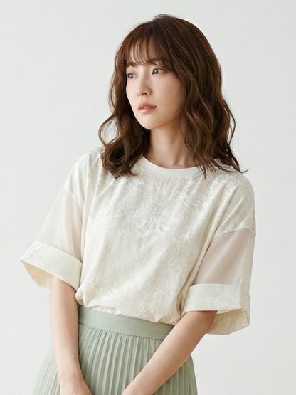 新作デザイン性のあるTシャツ半袖