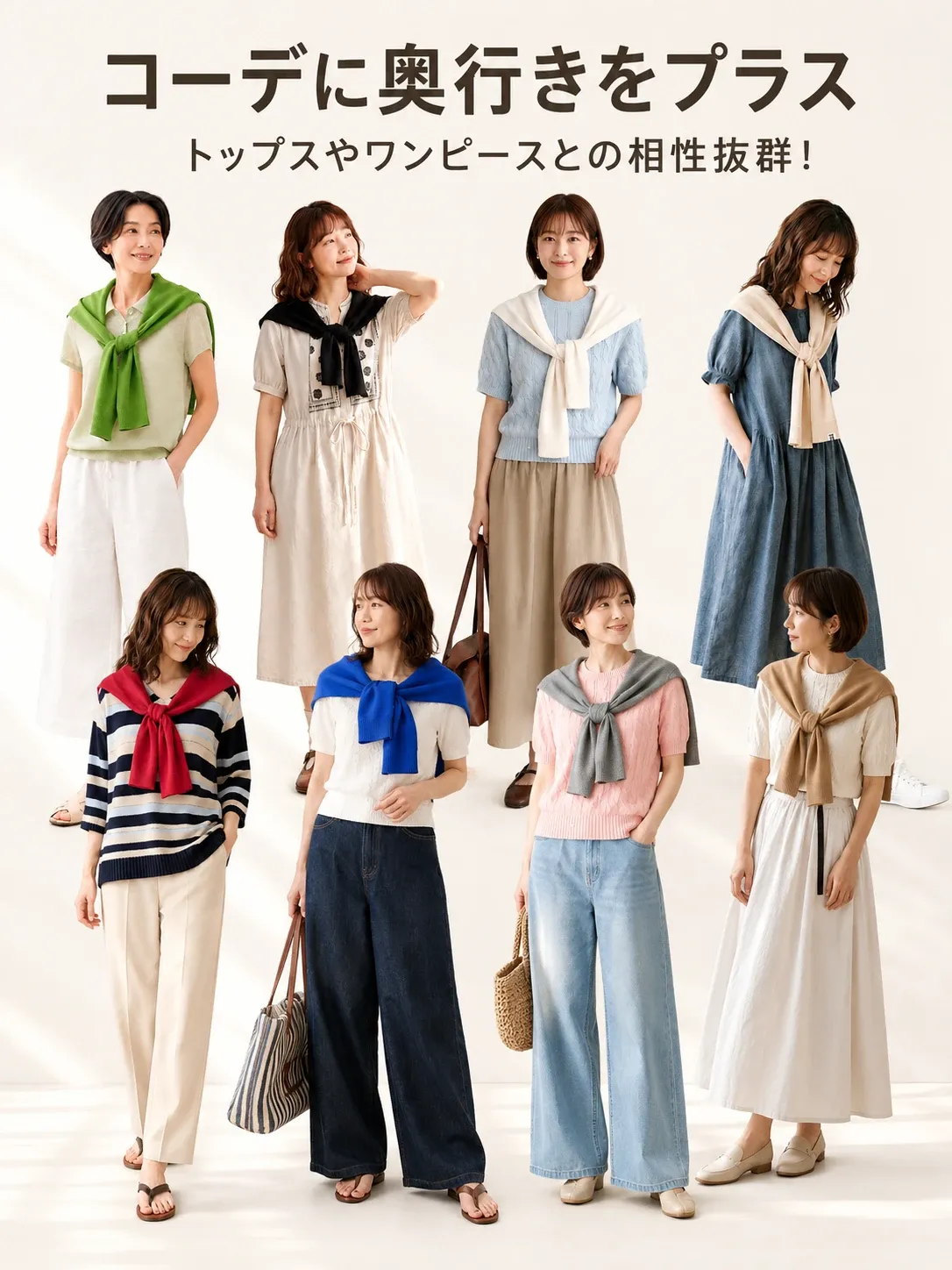 新作シンプルニットショルダーケープ