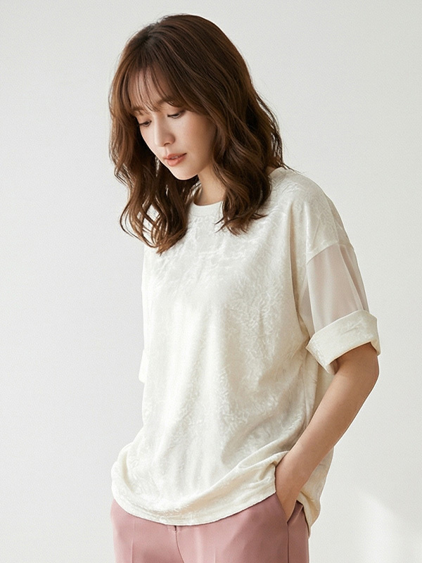 新作デザイン性のあるTシャツ半袖