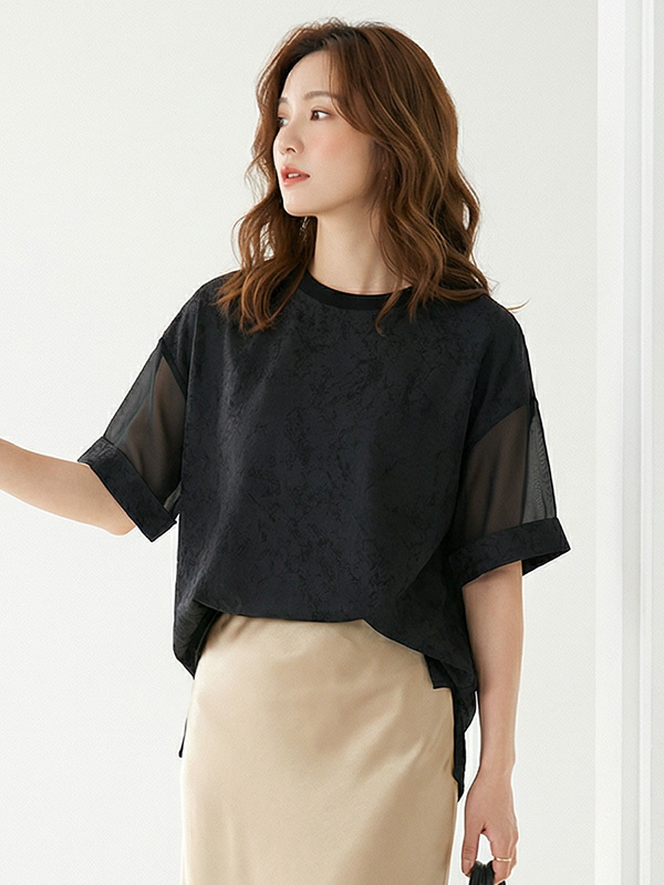 新作デザイン性のあるTシャツ半袖