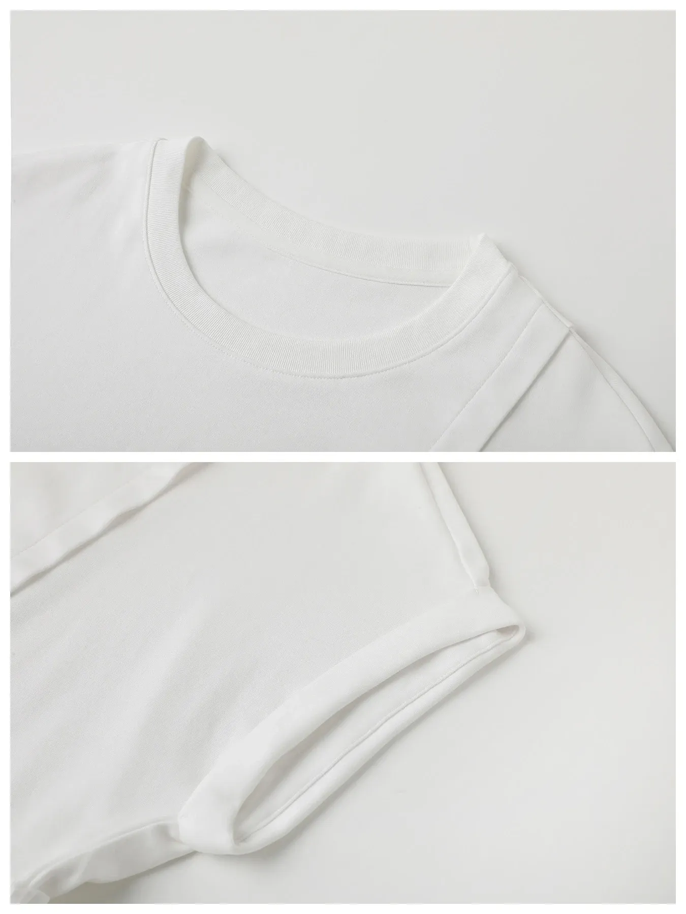 おしゃれなアシンメトリーデザイン細見え半袖Tシャツ