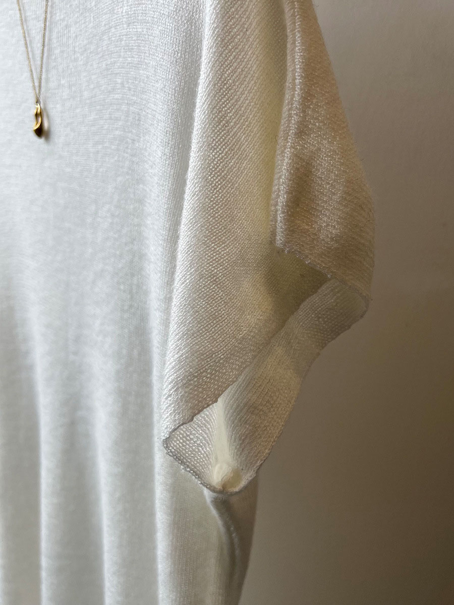 春秋ニットモックネックTシャツ-Sodemai
