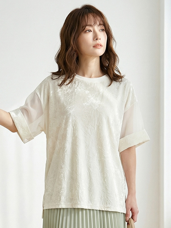 新作デザイン性のあるTシャツ半袖