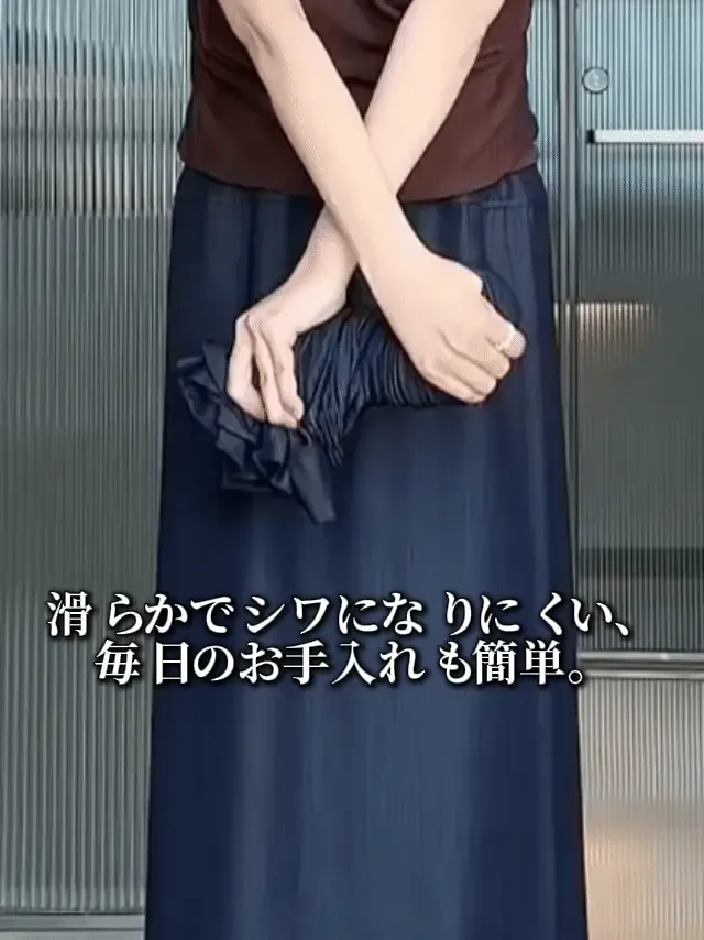 小柄さん向けお洒落なハイウエストスカーチョ