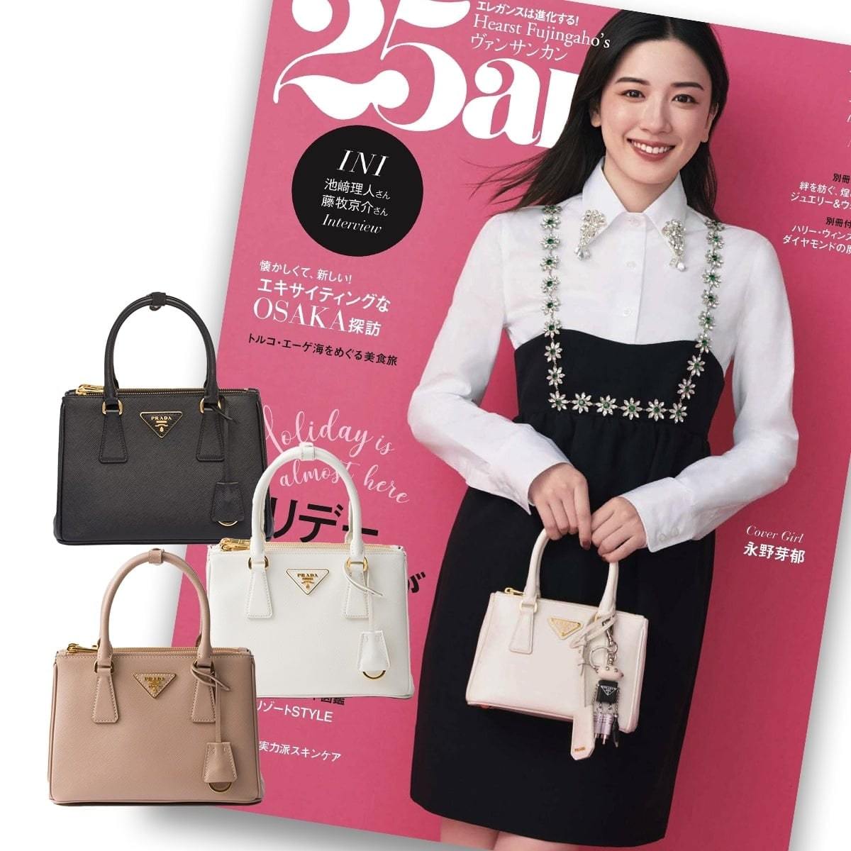【入手困難】PRADA ガレリア 本革レザー スモール ハンドバッグ Galleria