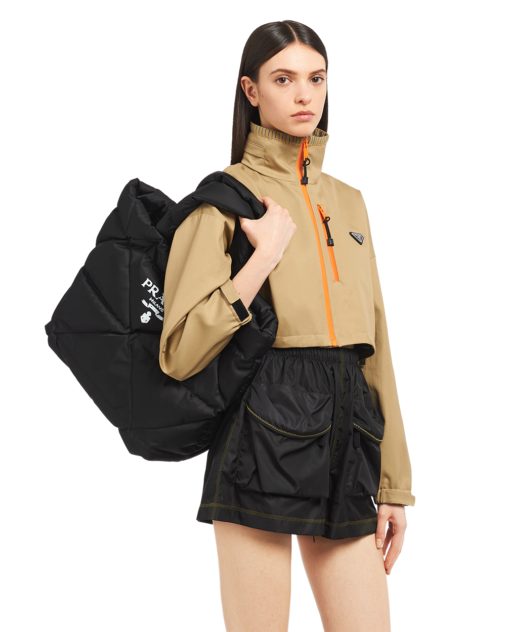 😍「VERY雑誌」掲載で大人気★矢野未希子さん愛用 Re-Nylon tote bagパッドトートバッグ★無料速達💓日本人気上昇中↑↑↑売り切れ続出！