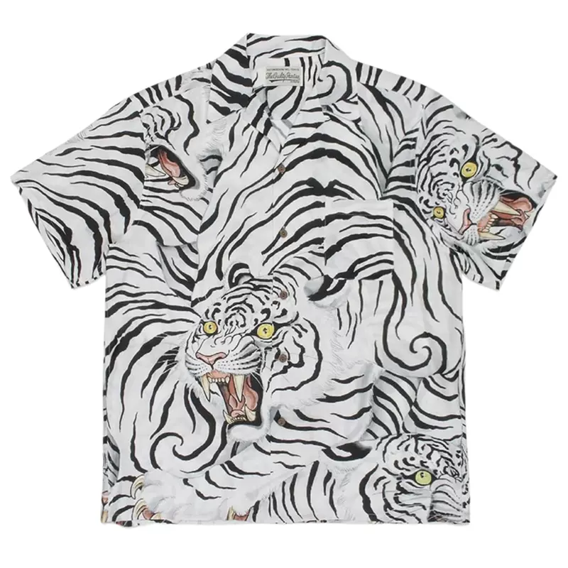 WACKO MARIA 24SS タイガープリント ハワイアン ルーズシャツ