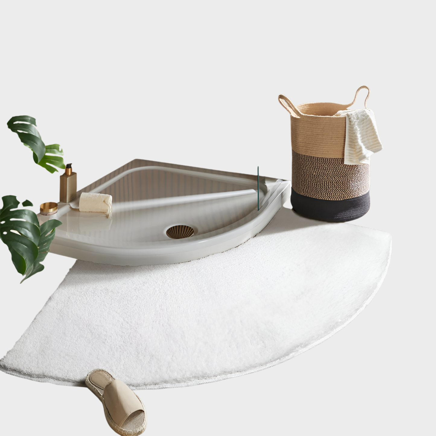 家用淋浴房門口地毯