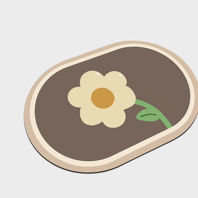 硅藻泥浴室吸水地墊