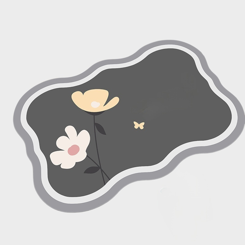 硅藻泥浴室吸水地墊