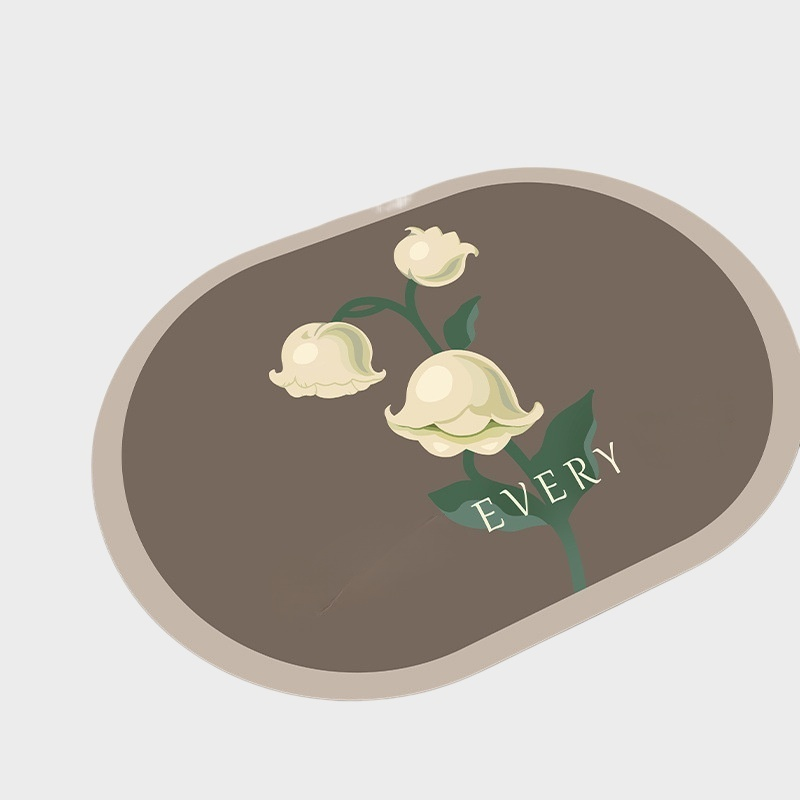 硅藻泥浴室吸水地墊