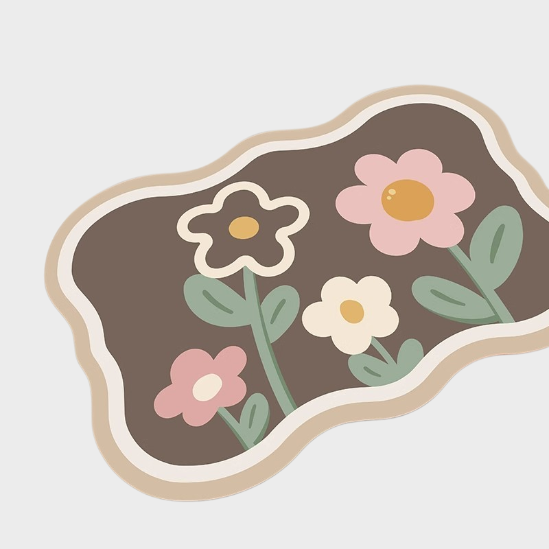 硅藻泥浴室吸水地墊