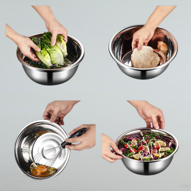 食品級不鏽鋼家用廚房打蛋和面盆