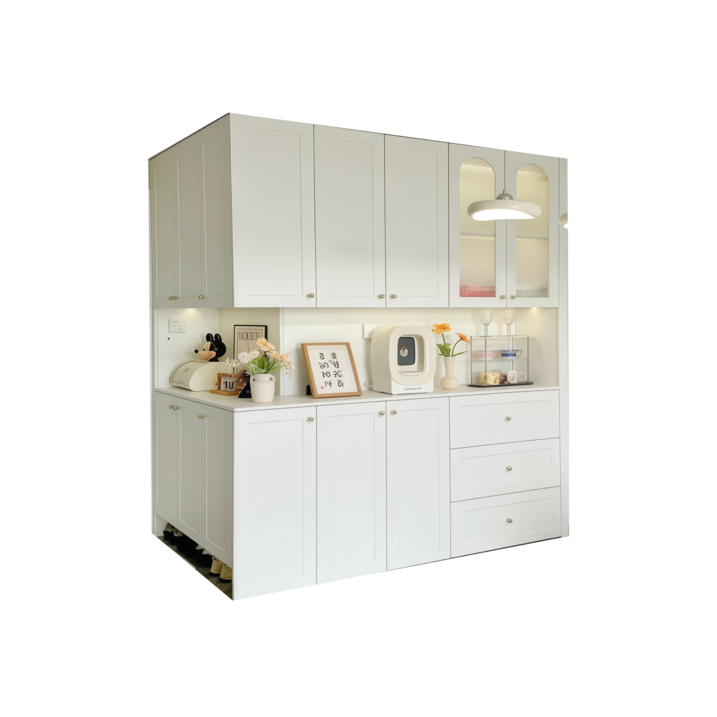 MADRONA 轉角鞋櫃、C字儲物櫃一體