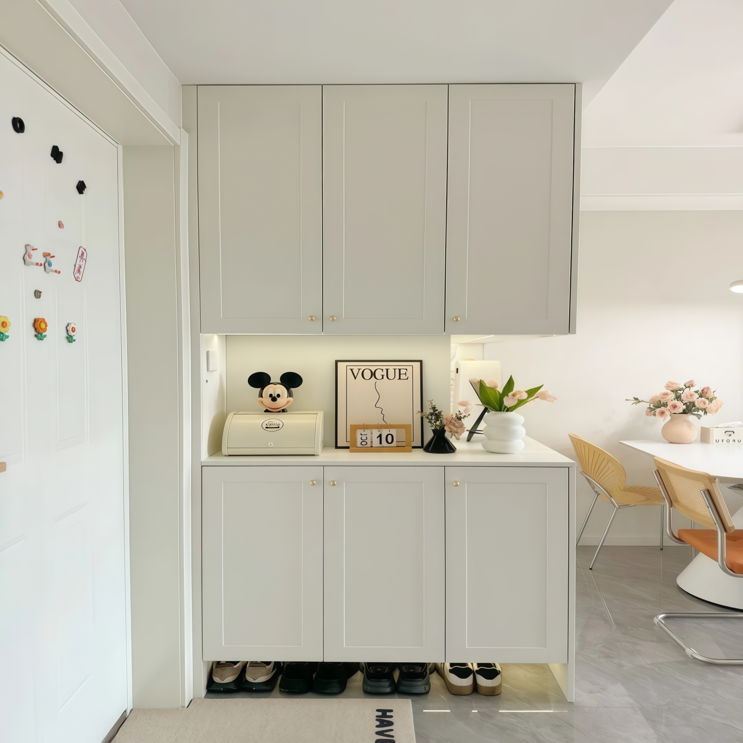 MADRONA 轉角鞋櫃、C字儲物櫃一體