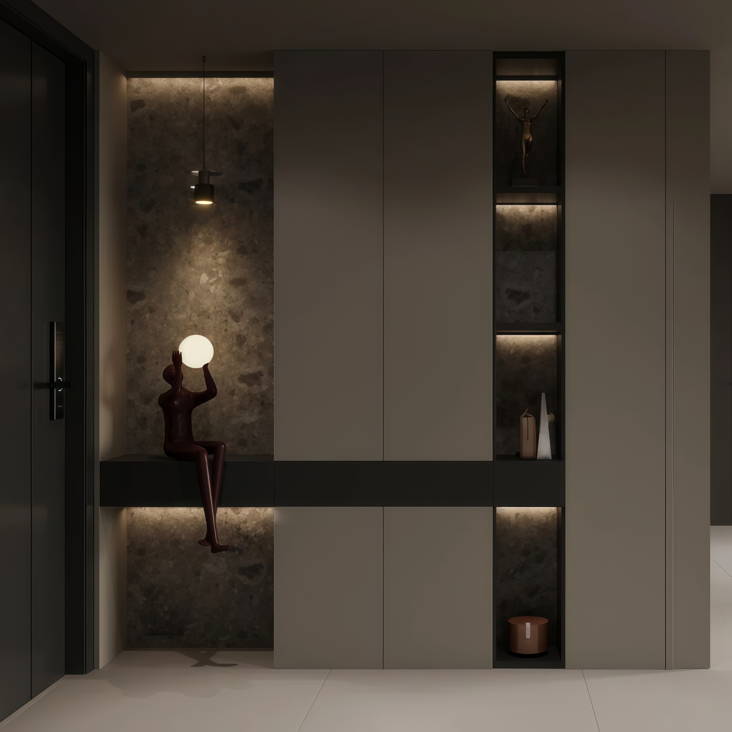 Gallery玄關藝術系統櫃