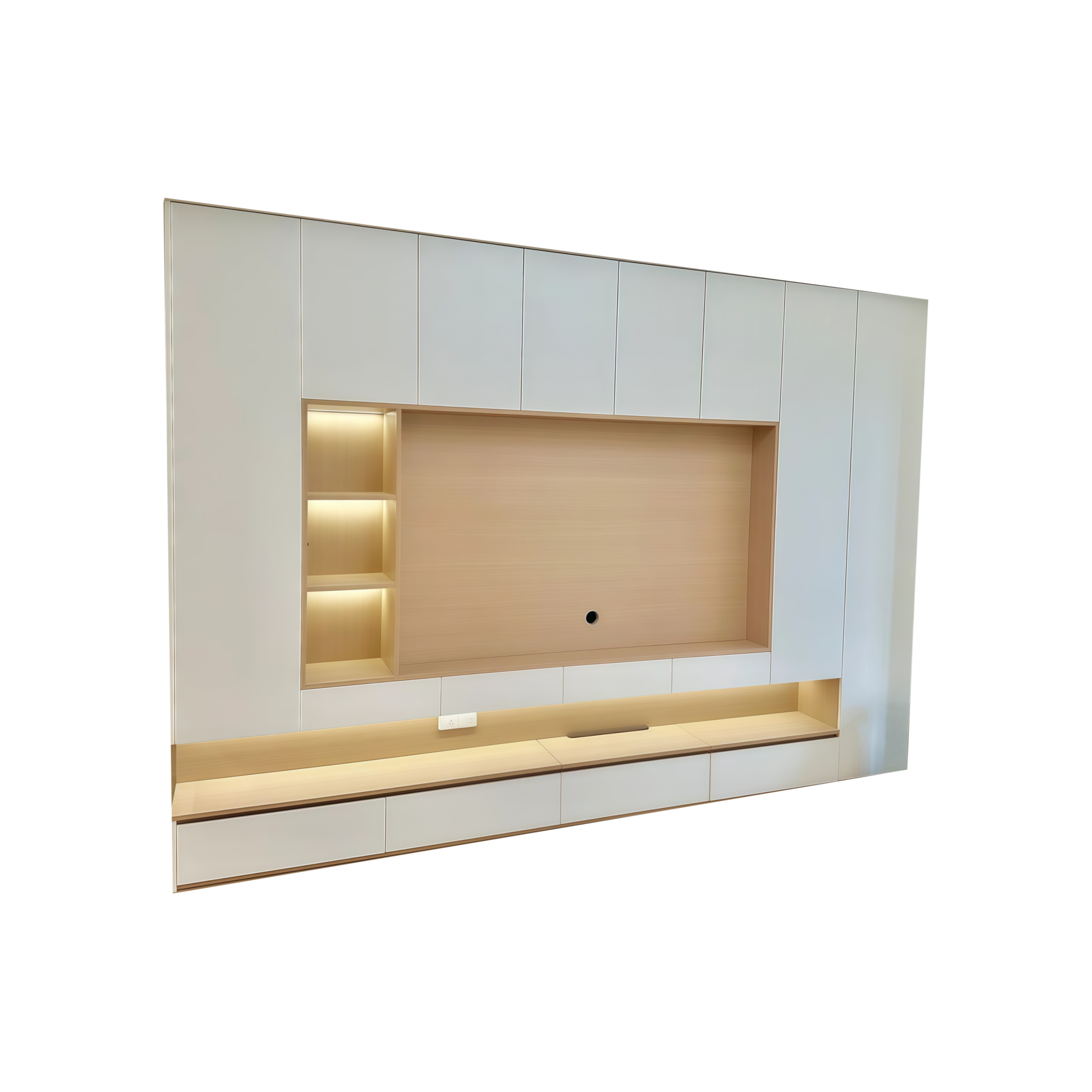 Modern Living 极简主义电视墙系统​