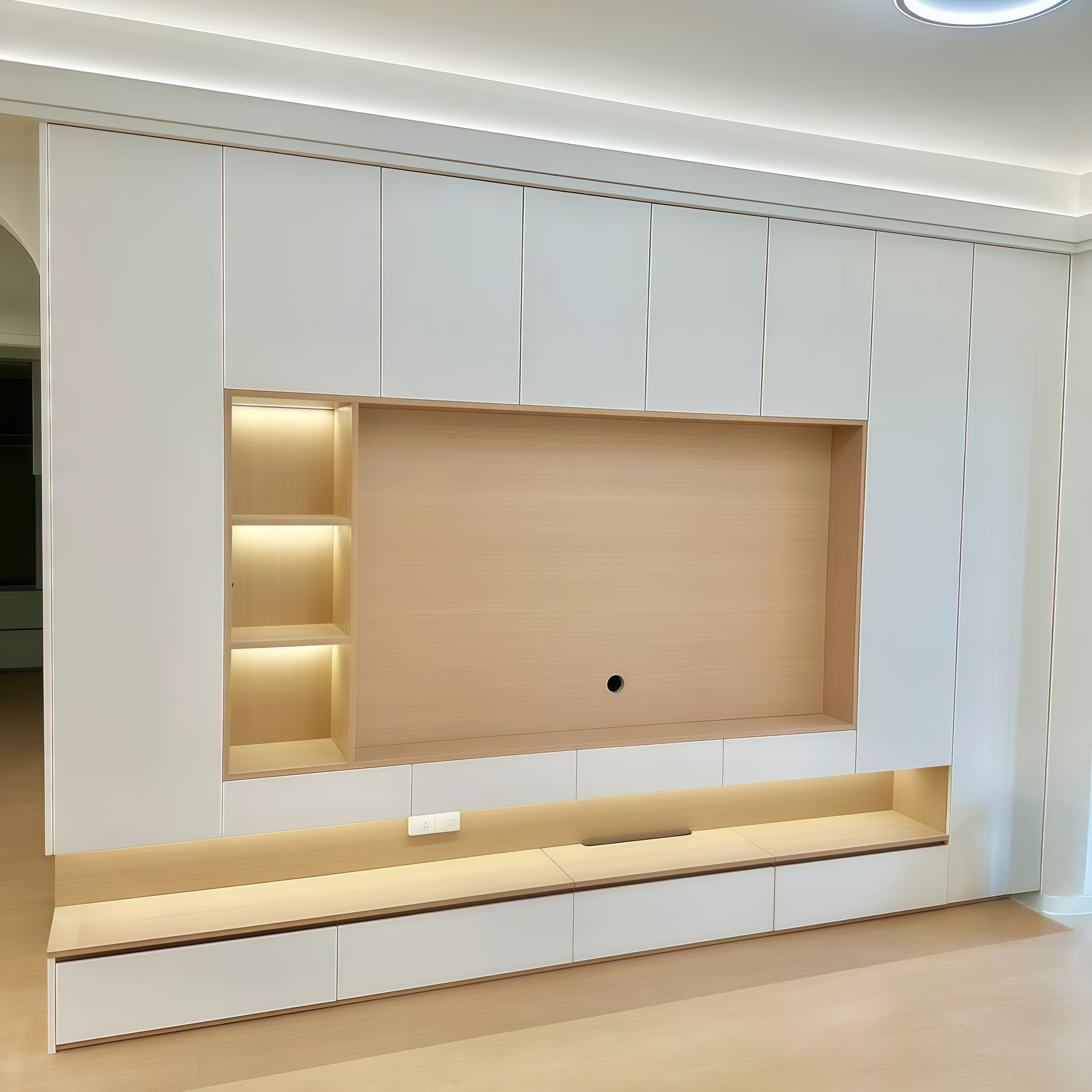 Modern Living 极简主义电视墙系统​