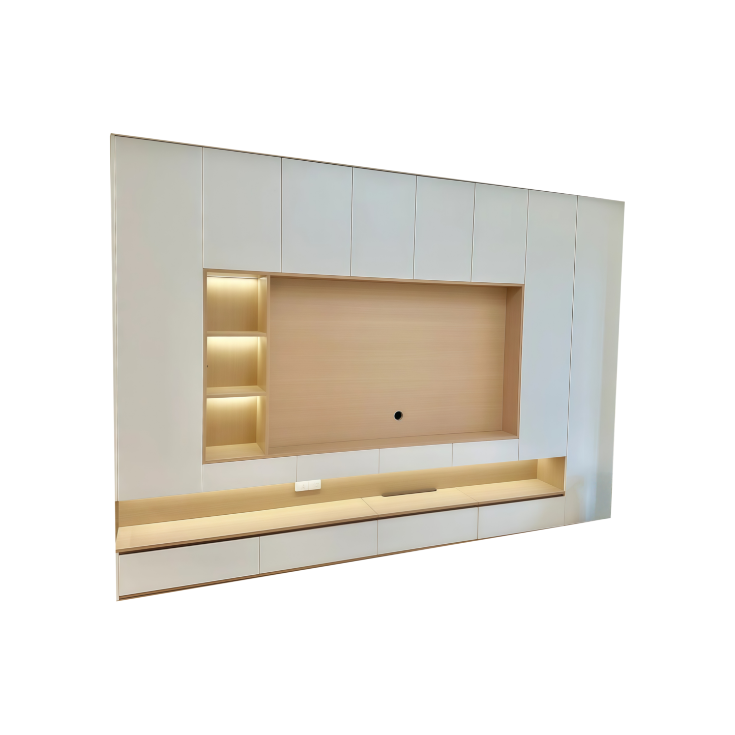 Modern Living 极简主义电视墙系统​