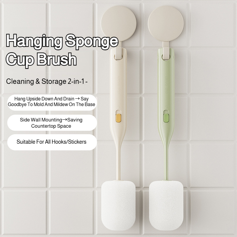 Dual brush head sponge cup special cleaning ulation cup set