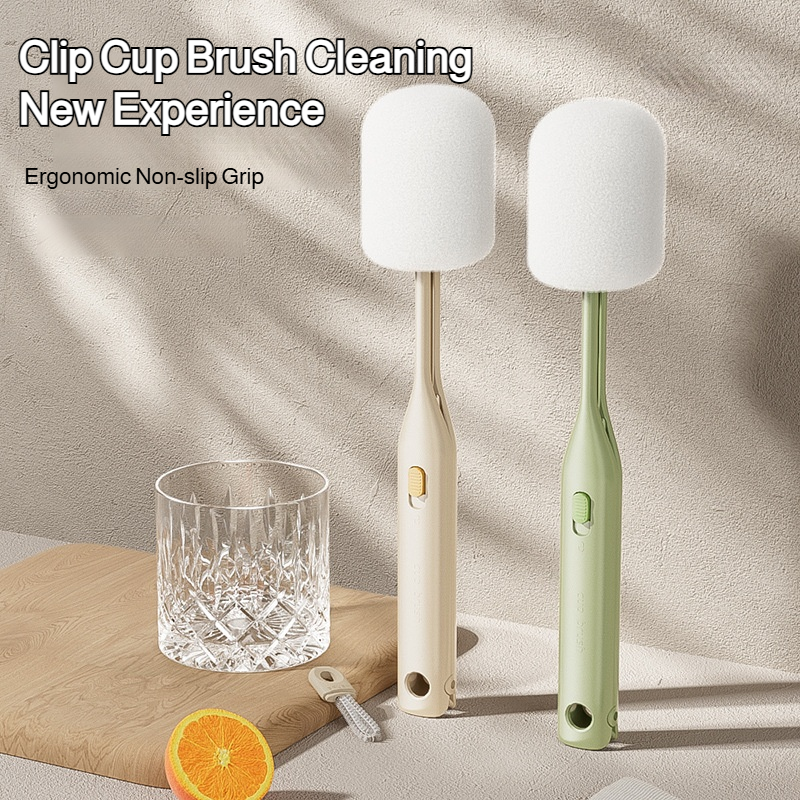Dual brush head sponge cup special cleaning ulation cup set