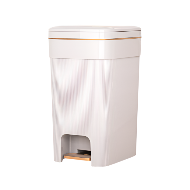 Household kitchen trash can vertical pattern large capacity trash can living room bathroom wastebask