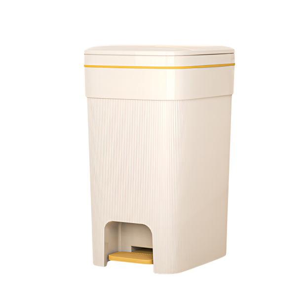 Household kitchen trash can vertical pattern large capacity trash can living room bathroom wastebask