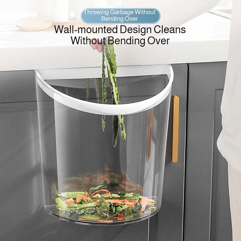 Wallmounted trash can luxury kitchen paper basket