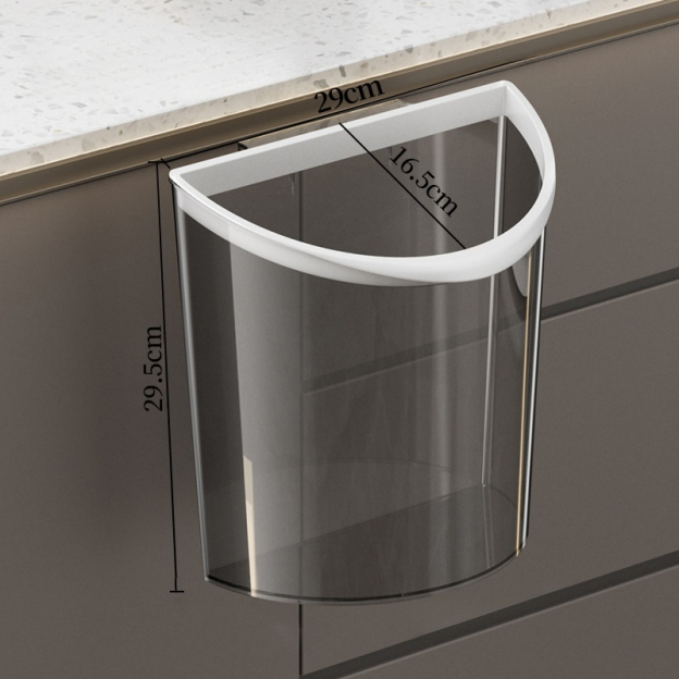 Wallmounted trash can luxury kitchen paper basket