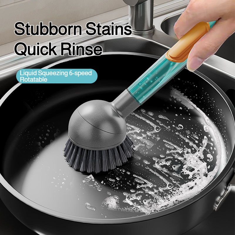 Long Handle Kitchen Cleaning Brush Set