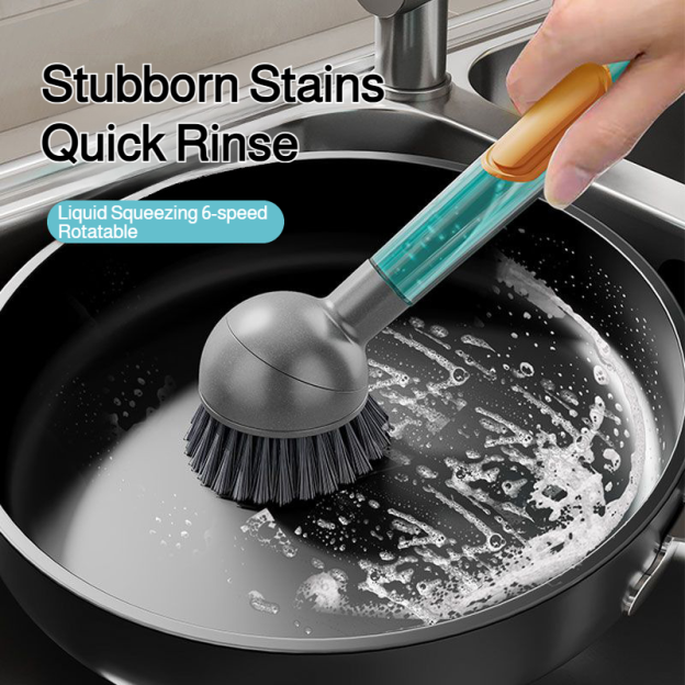 Long Handle Kitchen Cleaning Brush Set