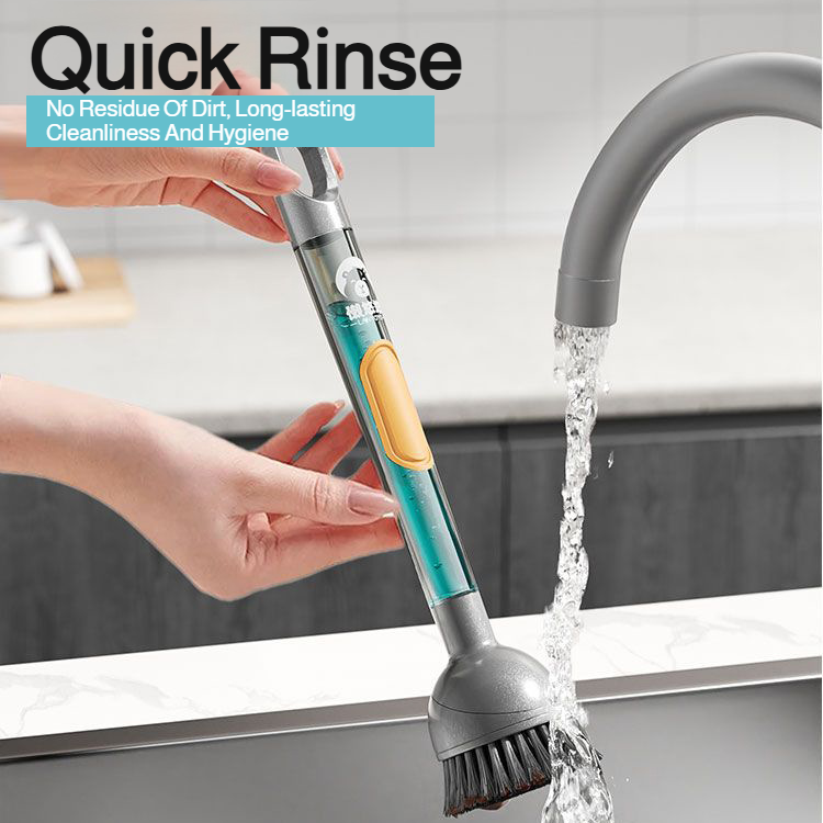 Long Handle Kitchen Cleaning Brush Set