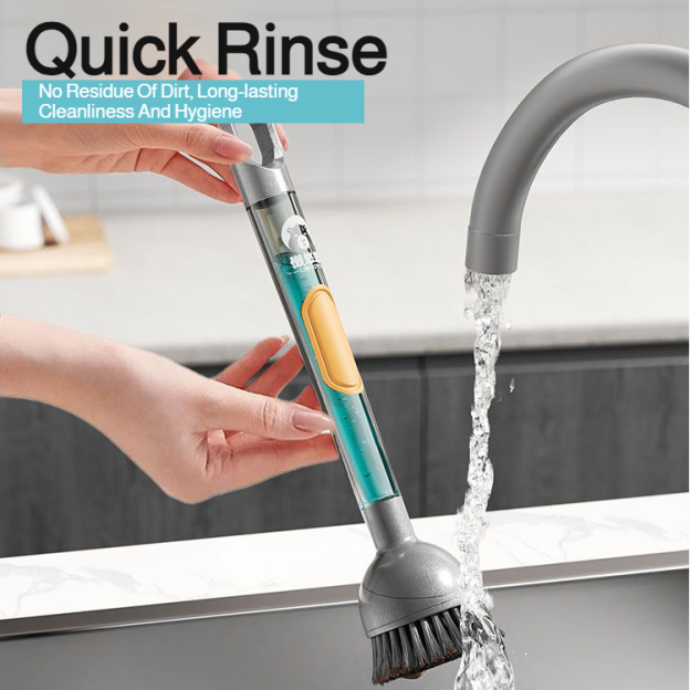 Long Handle Kitchen Cleaning Brush Set