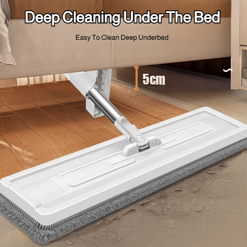 Lazy handsfree flat mop dry and wet chenille liquid lazy home handsfree mop