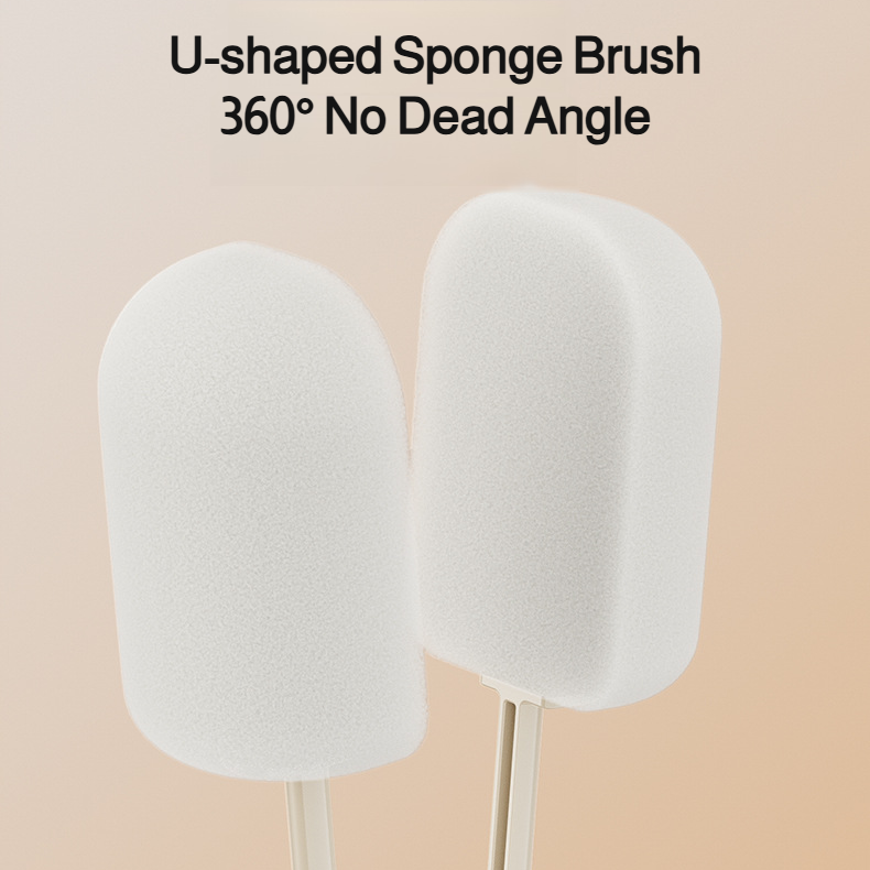 Dual brush head sponge cup special cleaning ulation cup set