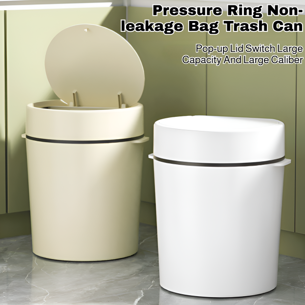 Household kitchen large-caliber trash can living room large-capacity trash can aromatherapy storage 