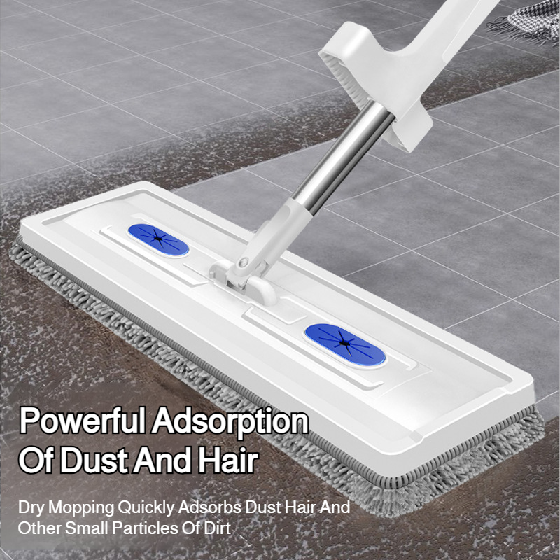 Lazy handsfree flat mop dry and wet chenille liquid lazy home handsfree mop