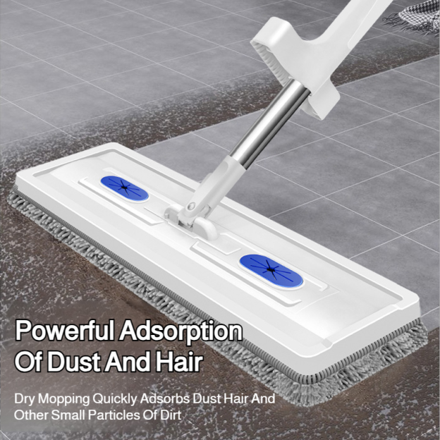 Lazy handsfree flat mop dry and wet chenille liquid lazy home handsfree mop