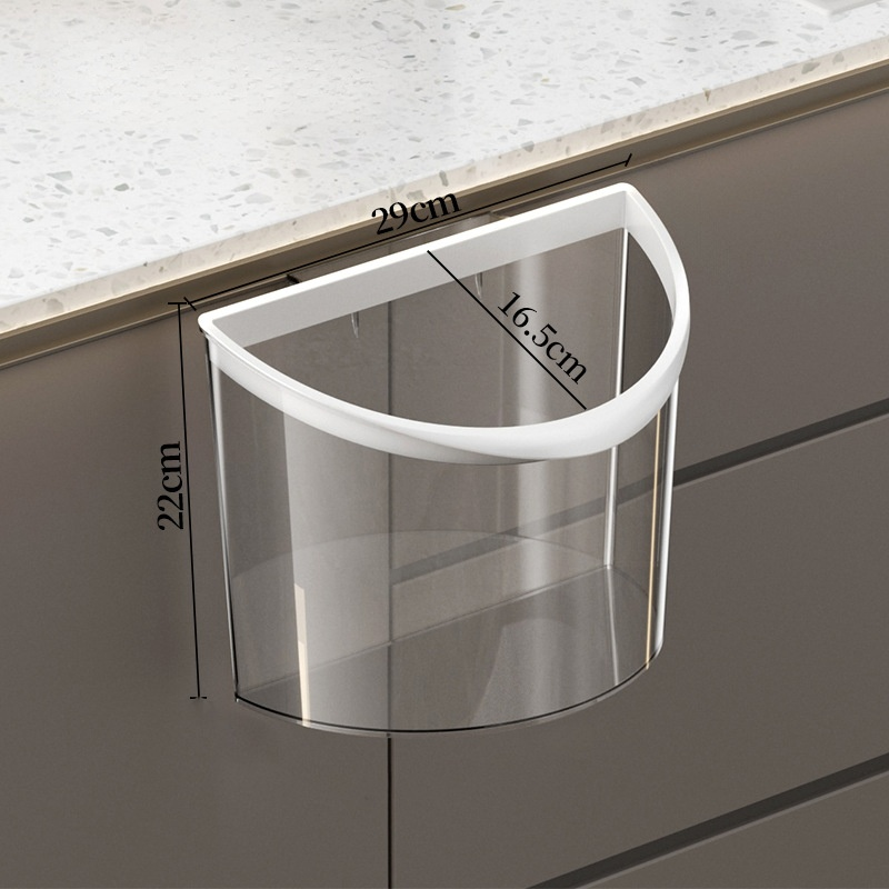 Wallmounted trash can luxury kitchen paper basket