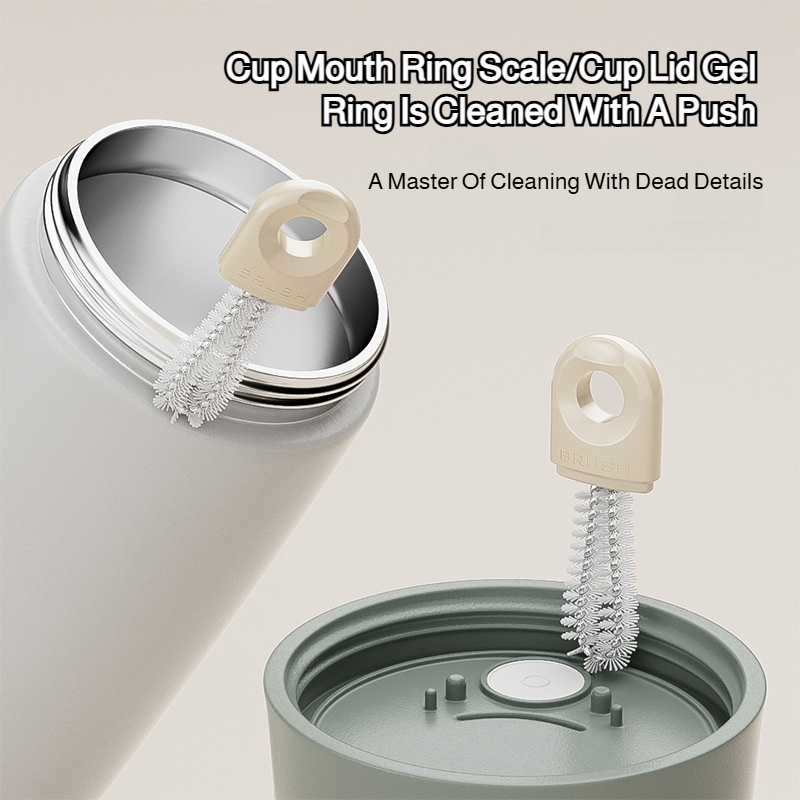 Dual brush head sponge cup special cleaning ulation cup set