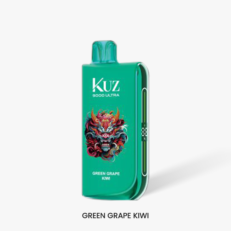 KUZ 9000Puff ULTRA - Green Grape Kiwi 10 pcs-XE Vape