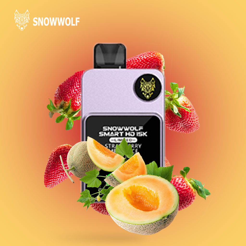 SNOW WOLF - STRAWBERRY MELON ICE -XE Vape