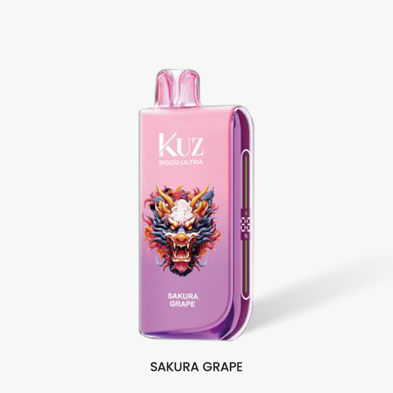 KUZ 9000Puff ULTRA - Sakura Grape 10 pcs-XE Vape