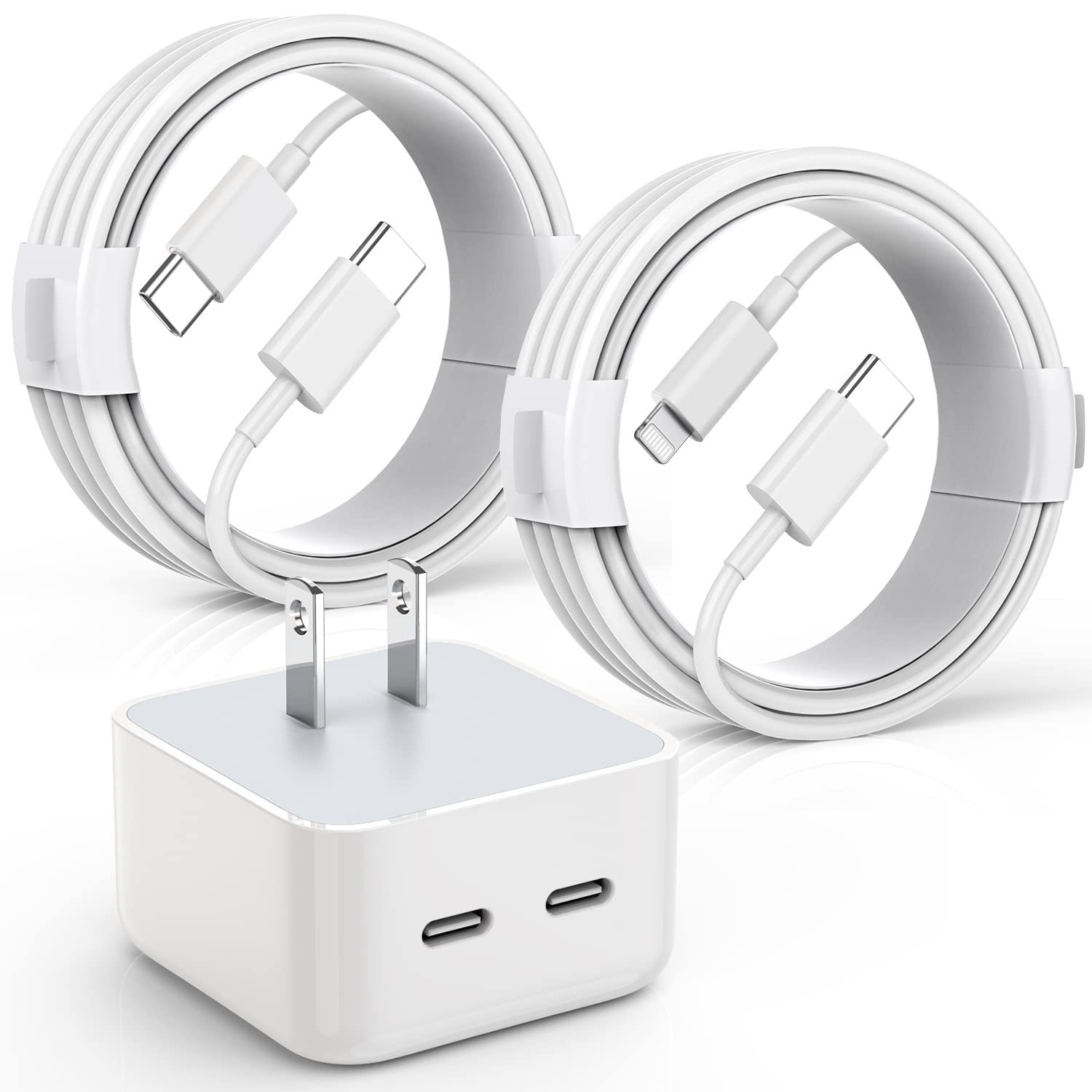 40W Dual USB C Wall Charger