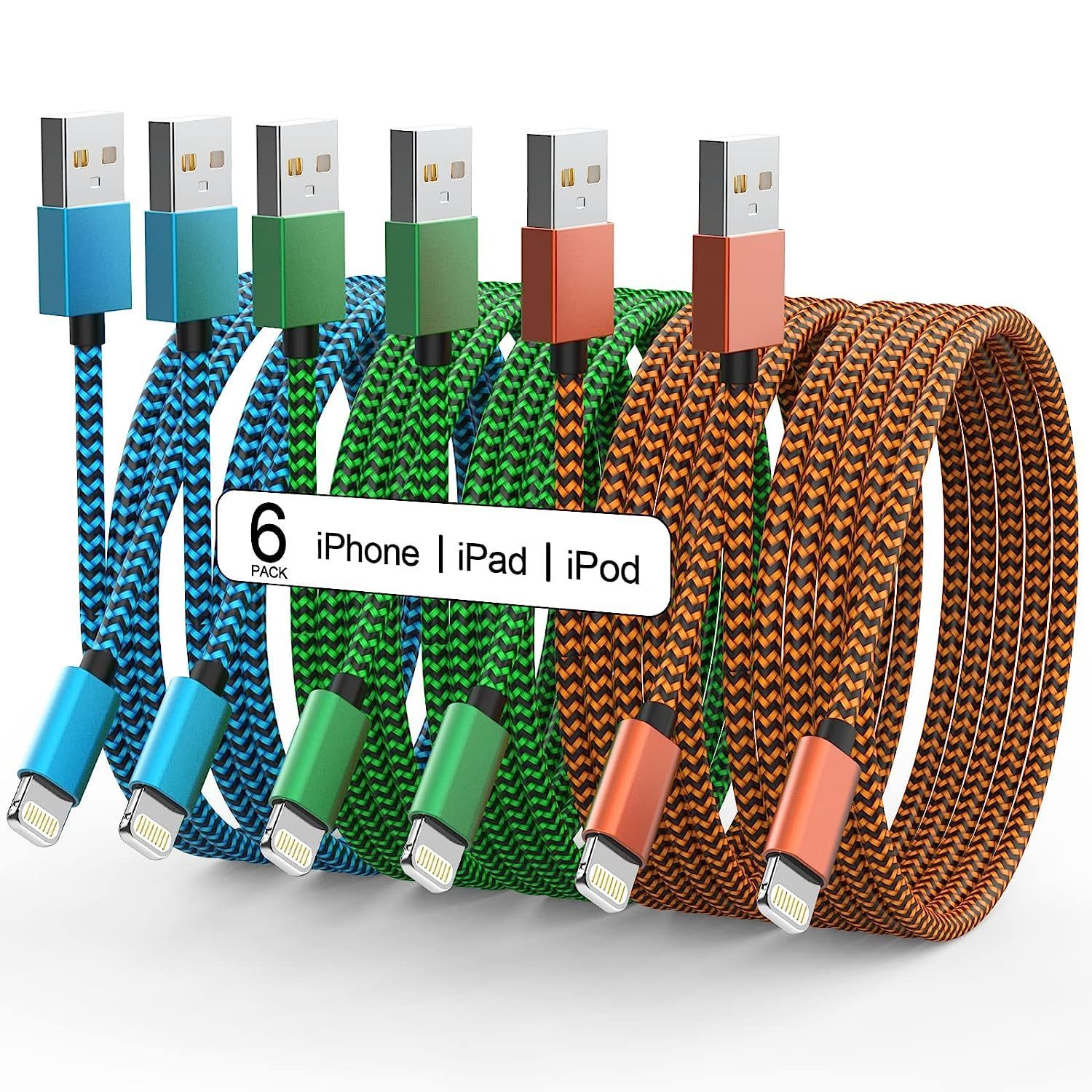MFi Certified Charger 6Pack