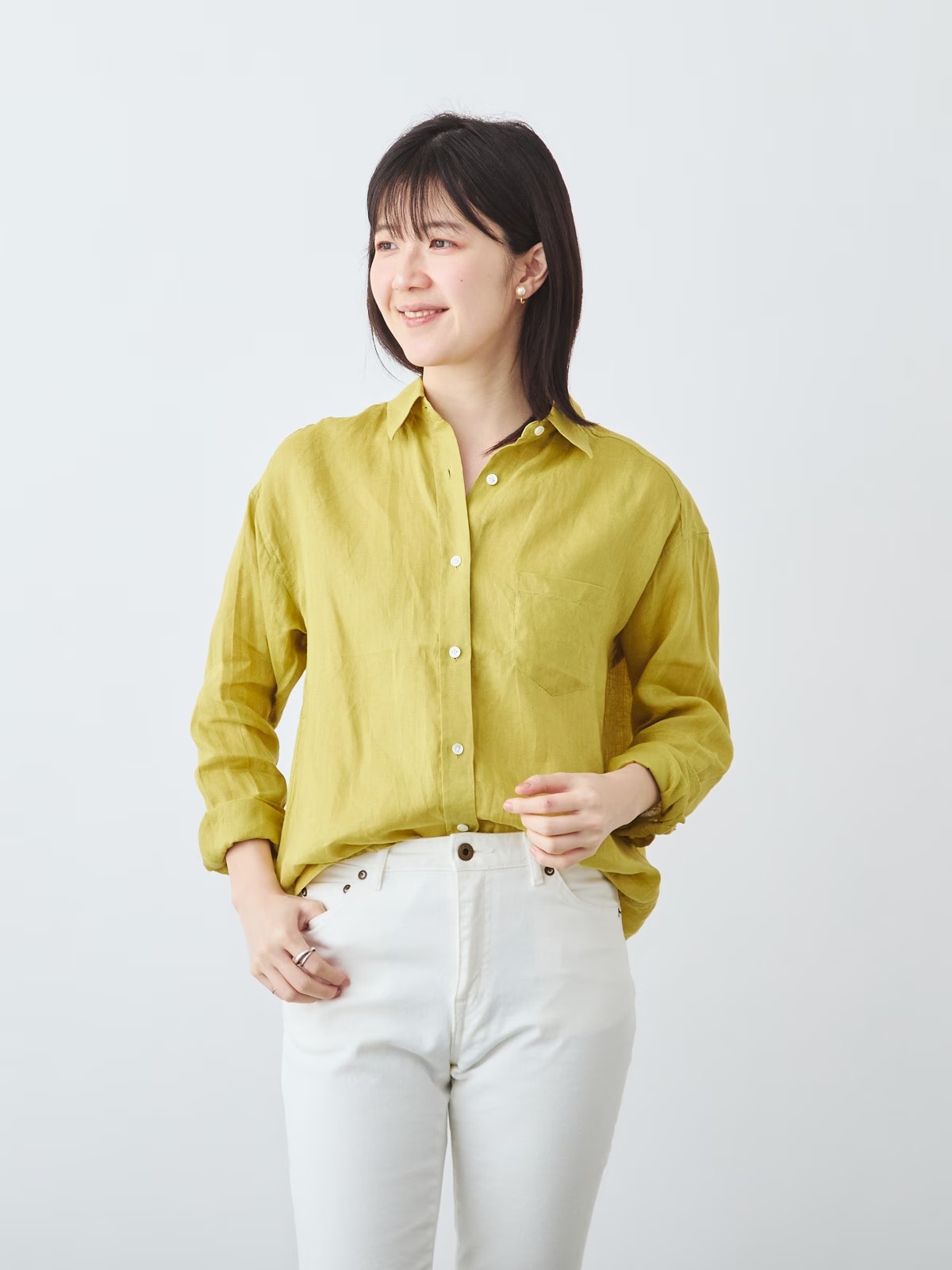 プレミアムフレンチリネンシャツ