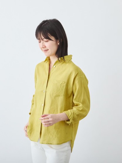 プレミアムフレンチリネンシャツ