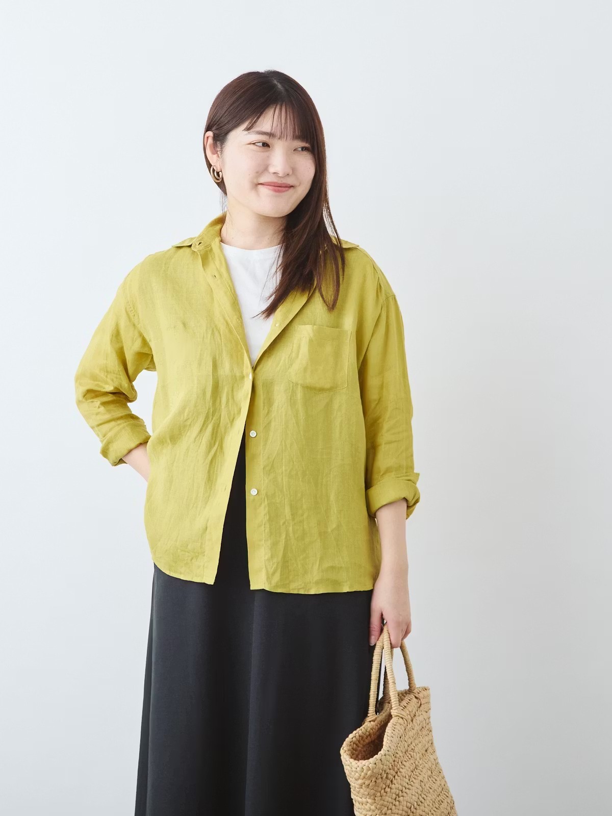 プレミアムフレンチリネンシャツ