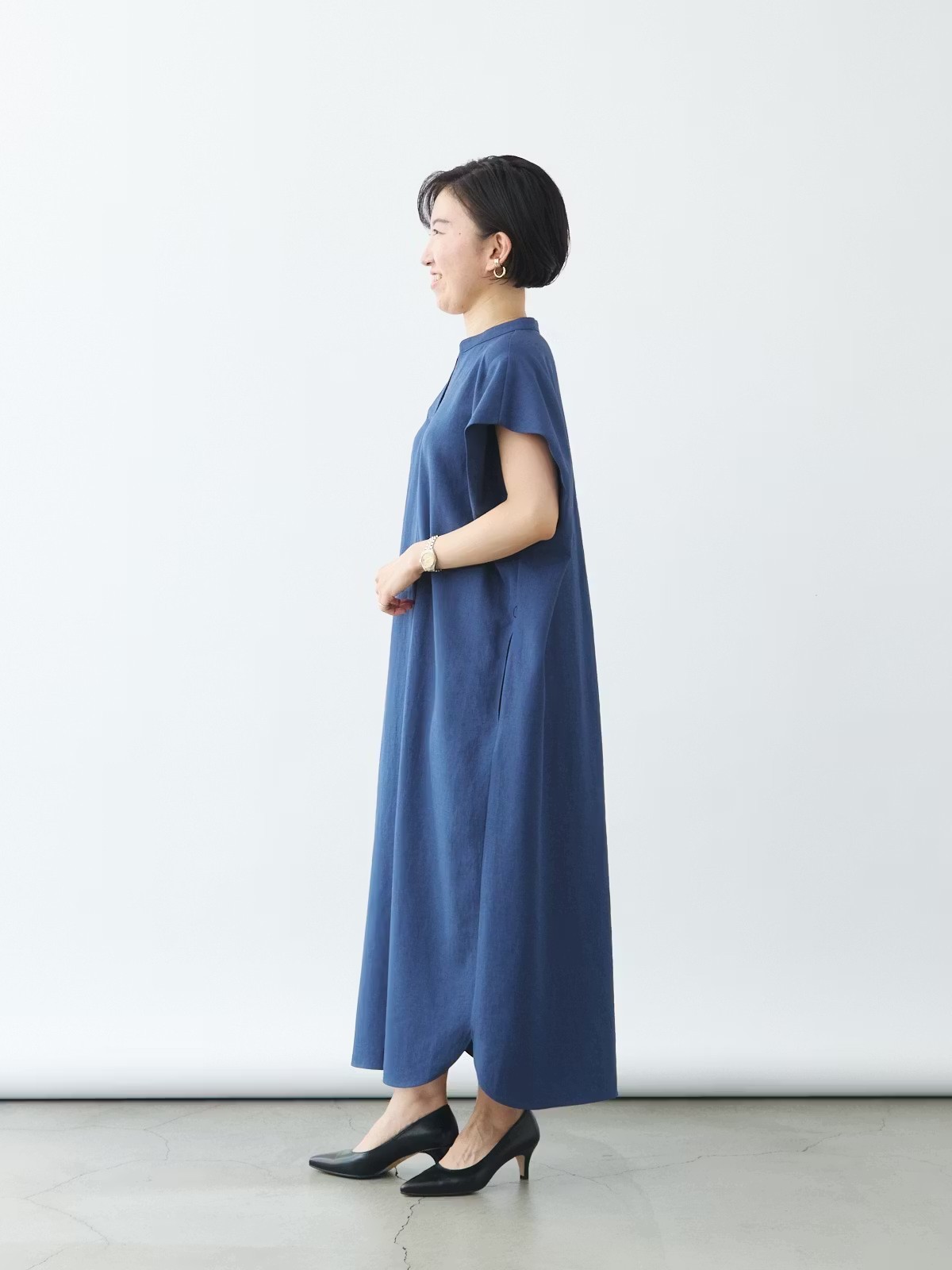 リネンライクワンピース